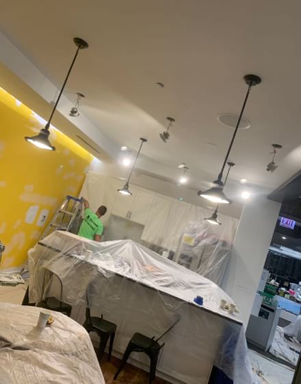 Chicago office interior painting project photo 2